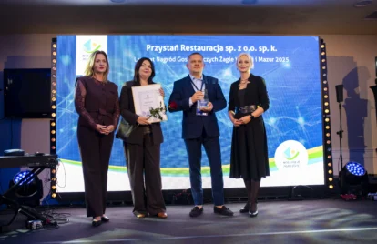 Przystań Restauracja – kulinarna wizytówka Olsztyna z Certyfikatem Nagród Gospodarczych Żagle Warmii i Mazur