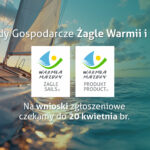 baner z logotypami projektów na tle jeziora z łódką