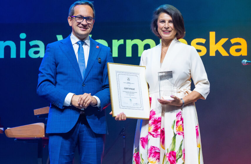 Zielarnia Warmińska – tradycja zielarska w nowoczesnym wydaniu. Laureat Nagród Gospodarczych „Żagle Warmii i Mazur”.